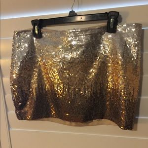 Sequin Mini Skirt